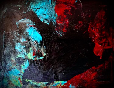 绘画 标题为“Con-frontation” 由Séverine Pilloud (SEVE Art Visions), 原创艺术品, 丙烯