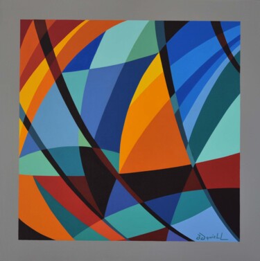 Peinture intitulée "Spinnaker" par Danielle Braillon (DANIELL), Œuvre d'art originale, Huile