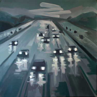 Painting titled "Let it be VII Op.51…" by Rafferoico, Original Artwork, Oil Mounted on Wood Stretcher frame