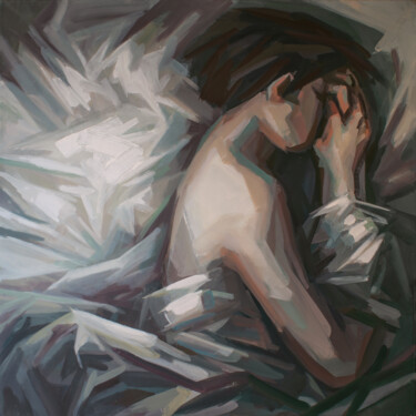 Painting titled "Let it be VI Op.509…" by Rafferoico, Original Artwork, Oil Mounted on Wood Stretcher frame
