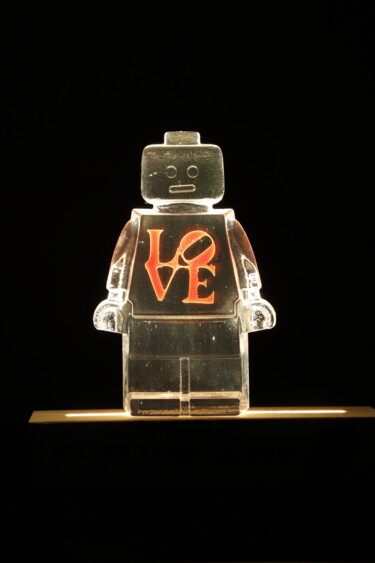 Sculpture intitulée "MINI LOVE" par Vincent Sabatier (VerSus), Œuvre d'art originale, Résine