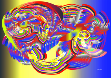 FOSSILIZAÇÃO DE UMA LEMBRANÇA ADORMECIDA Digital Arts titled "FOSSILIZAÇÃO DE UMA…" by Reinhard Heydrich Allan De Souza Santos, Original Artwork, Digital Painting