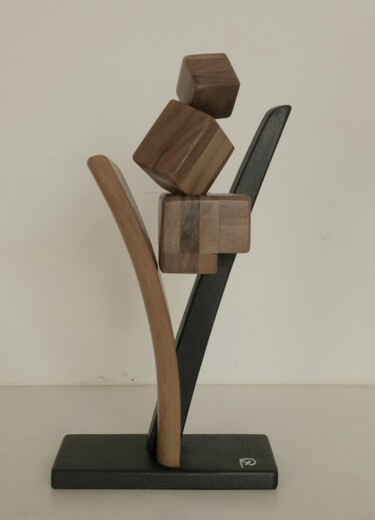 雕塑 标题为“Equilibrio di cubi” 由Anna Beltrame A＋D Art, 原创艺术品, 木
