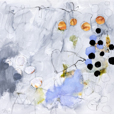 Painting titled "Petit roi" by Chantal Proulx, Original Artwork, Acrylic Mounted on Wood Stretcher frame