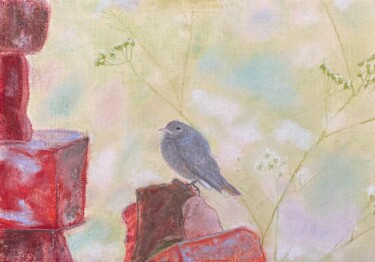 绘画 标题为“Bird of paradise” 由Sergei Kozachenko, 原创艺术品, 粉彩