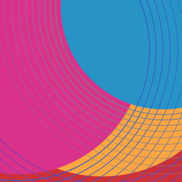 Digitale Kunst mit dem Titel "Circular Interferen…" von Dr. Matthias Kerling, Original-Kunstwerk, Digitale Malerei