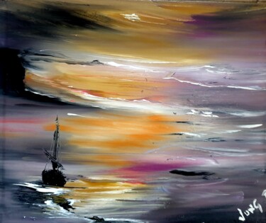 Peinture intitulée "My eternal Angel Ji…" par Pascal Jung, Œuvre d'art originale, Huile
