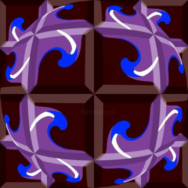 제목이 "Arte Design textil/…"인 디지털 아트 Antonio Guimaraes로, 원작, 2D 디지털 작업