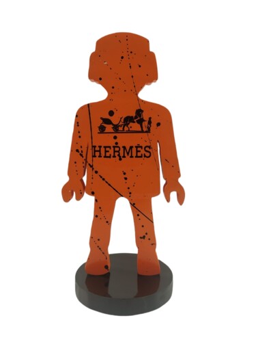 雕塑 标题为“PLAYMO HERMES” 由Ravi, 原创艺术品, 木