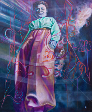 绘画 标题为“Low-angle” 由Fred Mouton, 原创艺术品, 丙烯