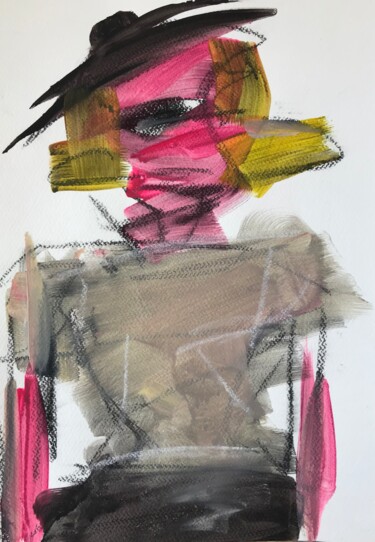 绘画 标题为“MM on paper” 由Karen Thomas, 原创艺术品, 丙烯