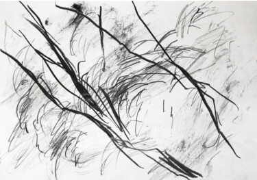 Рисунок под названием "Tree V" - Yuliya Bardun, Подлинное произведение искусства, Графит
