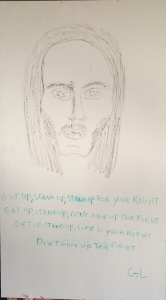 Painting titled "le bob" by Ludovic Grumel, Original Artwork, Pastel