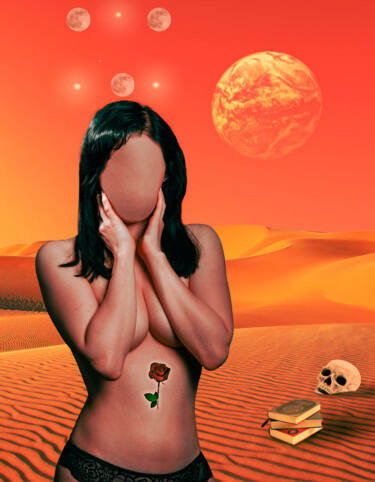 Digital Arts titled "The mystery of the…" by Felipe Hueb, Original Artwork, Photo Montage