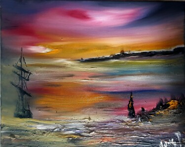 Peinture intitulée "My admiration for m…" par Pascal Jung, Œuvre d'art originale, Huile