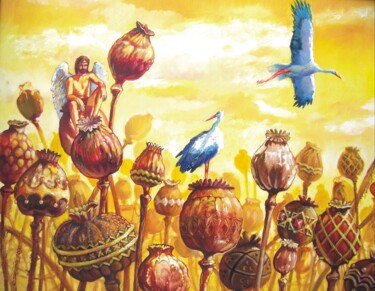 绘画 标题为“"Маковей"” 由Roman Siabro, 原创艺术品, 油
