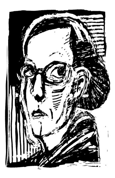 印花与版画 标题为“Helena Bochorakova-…” 由Franck Canorel, 原创艺术品, 雕刻