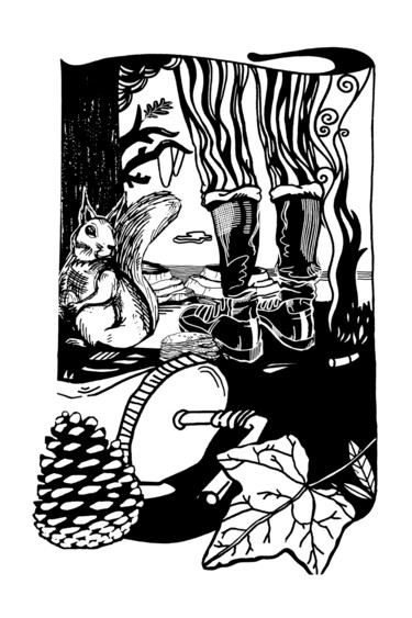 Desenho intitulada "Quand dardent les r…" por Franck Canorel, Obras de arte originais, Tinta