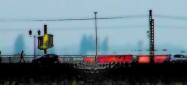 Fotografia intitolato "Aussicht IV" da Rea Schenk, Opera d'arte originale, Fotografia manipolata