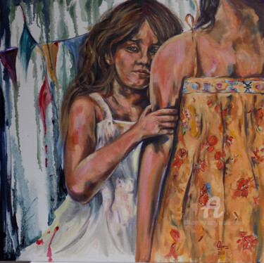 Mejor no te cuento N°6 Painting titled "Mejor no te cuento…" by Analía Alfano, Original Artwork, Oil