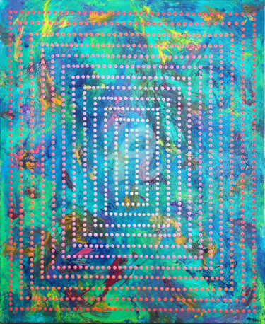 Peinture intitulée "SEA SUNSET" par Mobiclint, Œuvre d'art originale, Acrylique Monté sur Châssis en bois