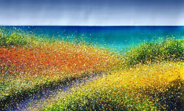 Soul of summer Painting titled "Soul of summer" by Nadiia Antoniuk, Original Artwork, Acrylic