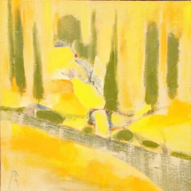 Peinture intitulée "Canal du Midi" par France Turbang, Œuvre d'art originale