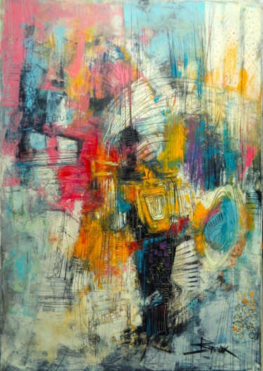 Painting titled "OPORTUNITY" by Sonja Brzak, Original Artwork, Oil