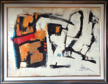 RETURN Peinture intitulée "RETURN" par Sonja Brzak, Œuvre d'art originale, Huile