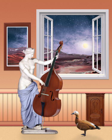 数字艺术 标题为“Statue Venus de Cap…” 由Pia Valentin Sørensen, 原创艺术品, 照片蒙太奇