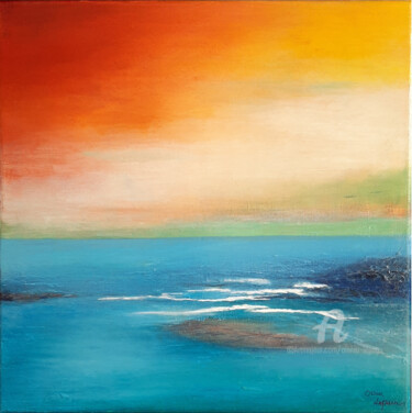 Painting titled "VÉRO (Si tu penses…" by Olivier Lepan, Original Artwork, Oil Mounted on Wood Stretcher frame