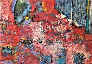 Malerei mit dem Titel ""Be happy"" von Urs, Original-Kunstwerk, Acryl Auf Keilrahmen aus Holz montiert