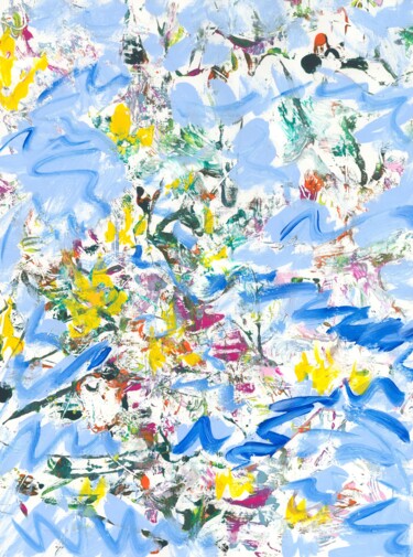 Painting titled "Smell of love" by Liubov Kondratovich, Original Artwork, Acrylic Mounted on Wood Stretcher frame