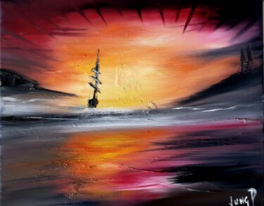 Peinture intitulée "Que sait tu de moi" par Pascal Jung, Œuvre d'art originale, Huile