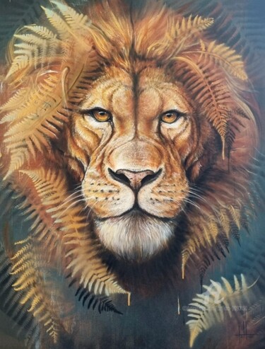Painting titled "The King" by Tolliac, Original Artwork, Acrylic