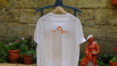 Malerei mit dem Titel "christ jaune  tee s…" von Frederic Servian, Original-Kunstwerk, Öl