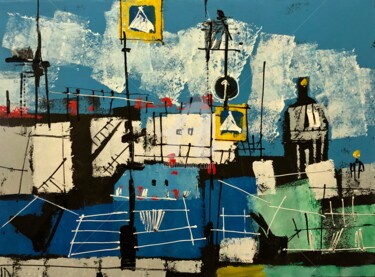 Peinture intitulée "Собор" par Igor Nelubovich, Œuvre d'art originale, Acrylique