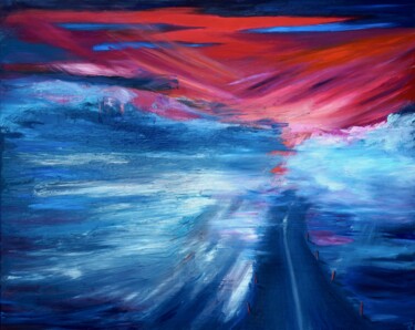 绘画 标题为“Ring Road” 由Marlen Schindler, 原创艺术品, 油