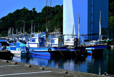 摄影 标题为“Boats Parking Area,…” 由Clement Tsang, 原创艺术品, 数码摄影