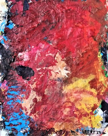 「Abstract 11」というタイトルの絵画 Timothy Seeryによって, オリジナルのアートワーク, アクリル ウッドパネルにマウント