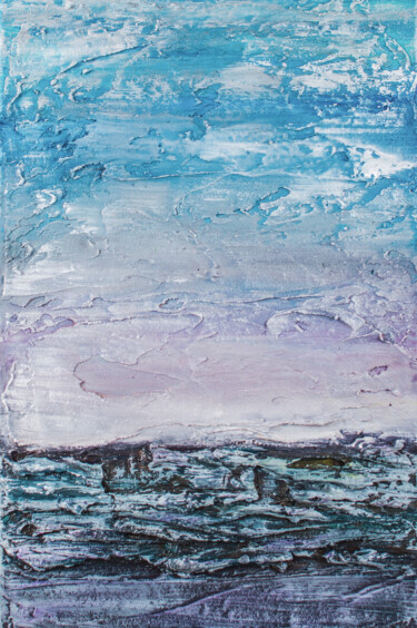 Schilderij getiteld "Clouds" door Anastacia Gaikova, Origineel Kunstwerk, Acryl
