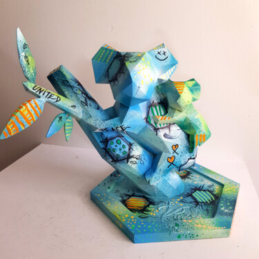 雕塑 标题为“Sculpture résine Ko…” 由Pvettese, 原创艺术品, 树脂