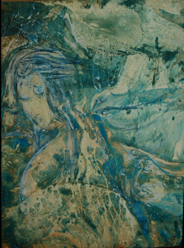 Картина под названием "лето июнь_02" - Oksana Prudnikova, Подлинное произведение искусства, Масло