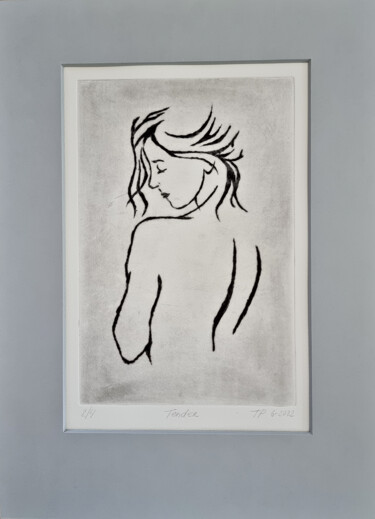 "Tender" intaglio limited edition print 2/4 印花与版画 标题为“"Tender" intaglio l…” 由Artmoods Tp, 原创艺术品, 雕刻 安装在纸板上