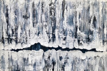 Peinture intitulée "Iceland Dark VI" par Matthias Lupri, Œuvre d'art originale, Huile Monté sur Châssis en bois
