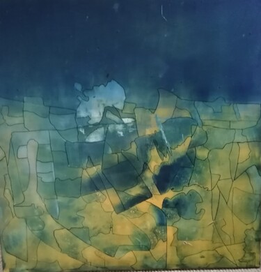 Série Chuchotements : IMMERSION. Peinture intitulée "Série Chuchotements…" par Marygor, Œuvre d'art originale, Acrylique Monté sur Châssis en bois