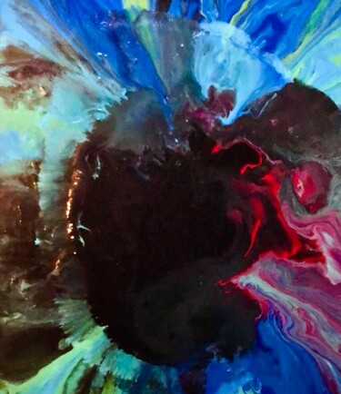 绘画 标题为“Into the void” 由Séverine Pilloud (SEVE Art Visions), 原创艺术品, 丙烯