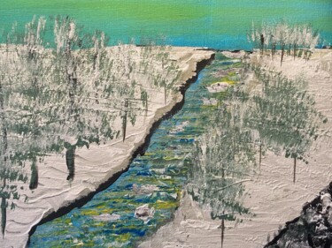 绘画 标题为“SOUS LA NEIGE” 由Olivier De Pooter, 原创艺术品, 丙烯