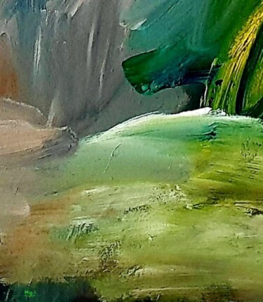 Malerei mit dem Titel "Energies / innergies" von Miguelle Mahuton, Original-Kunstwerk, Acryl