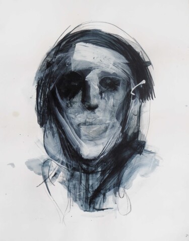 绘画 标题为“No title 26 (It´s j…” 由Cynthia Gregorova, 原创艺术品, 水彩